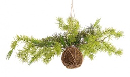 [B0937161] 6x Decorazione Sfera Hedge D70