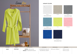 [1921043] Accappatoio Sporting Lime Taglia XXL