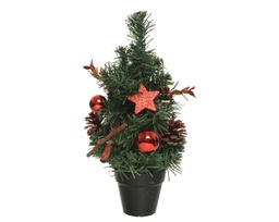 [19625971] Albero da tavolo mini decorazione natalizia cm 30 h